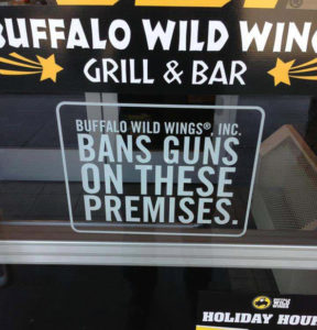 Buffalo Wild Wings Bans Guns by Steve Moore
